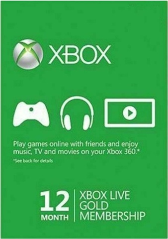 Sell xbox on sale live gold